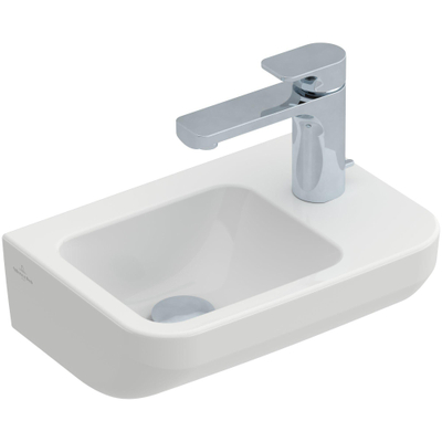 Villeroy & Boch Architectura lave-mains avec trou de robinet à droite sans trop-plein 36x26cm - ceramic+ blanc