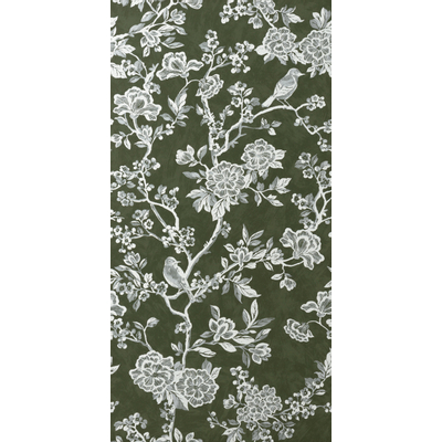Ceralto Spectra Bande décorative - 60x120cm - 10.0mm - rectifié - Floral olive
