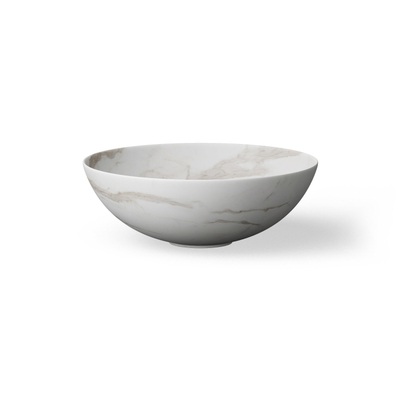 Looox sink collection opzetwastafel diameter 40cm calacatta