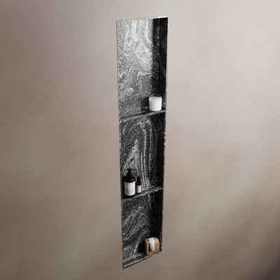 MONDIAZ EASY Nis - 149.5x29.5cm - geschikt voor in- of opbouw - 3 vakken - kleur Lava