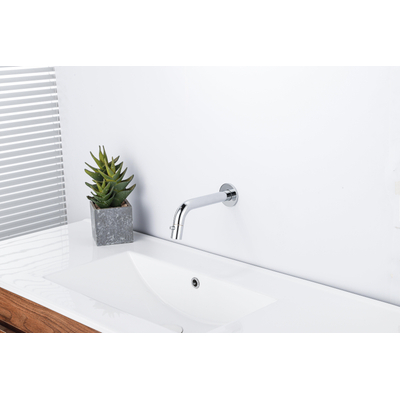 FugaFlow Eccelente Acces Fonteinkraanset - inbouw - uitloop 19.5cm - inkortbaar sifon - always open plug - chroom