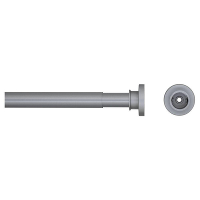 Sealskin Seallux Barre de douche diamètre 28mm ajustable de 125cm à 220cm aluminium mat