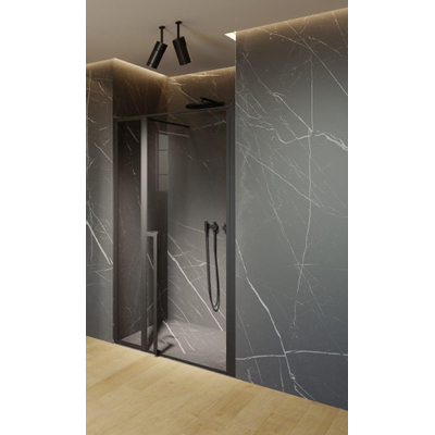 Riho Lucid GD104 Porte de douche XL - 200x120x0.6cm - noir