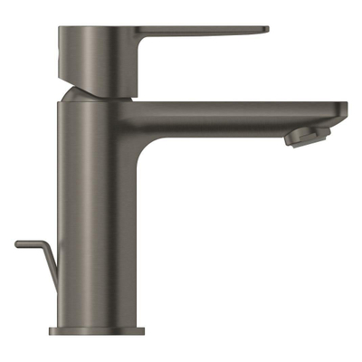 Grohe Lineare Waterbesparende Wastafelkraan - XS-Size - met waste - brushed hard graphite (antraciet)