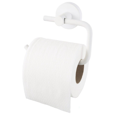 Haceka Kosmos Toiletrolhouder - zonder klep - mat wit