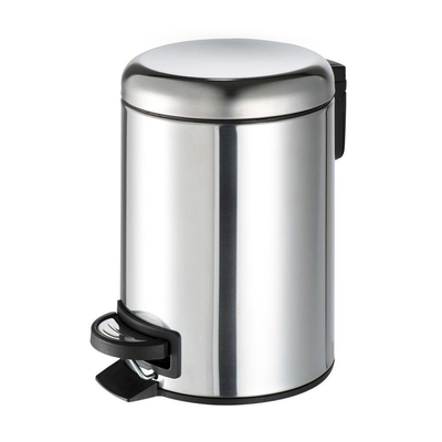Geesa Hotel Poubelle à pédale softclose 3 litres Chromé