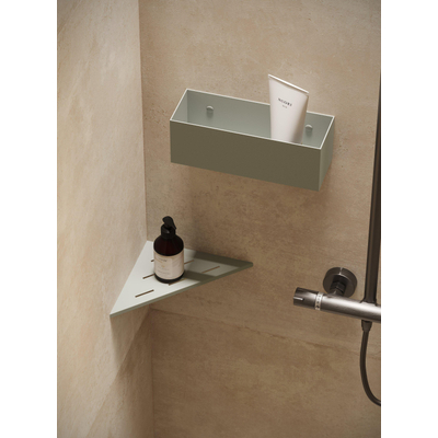 Looox Storage collection Planchet - 30x22x1cm - driehoek - matt soft green