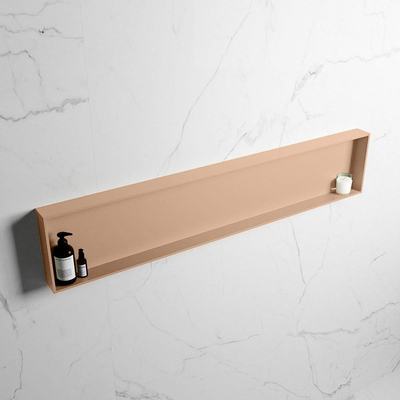 MONDIAZ EASY Nis - 149.5x29.5cm - geschikt voor in- of opbouw - 1 vak - kleur Rosee | Rosee