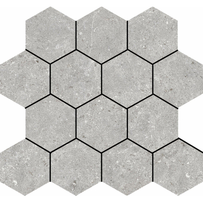Terravito Larino carrelage murale et de sol - 27x29cm - 9mm - rectifié - gris clair