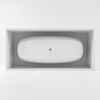 MONDIAZ FREEZE Baignoire îlot - 180x85cm - Cale