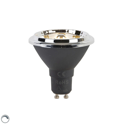 Luedd Lampe LED - lot de 2 - GU10 - 6W - 2700K - 450LM - à intensité réglable