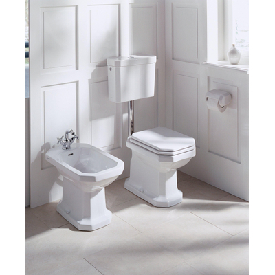 Duravit Serie 1930 Staand Bidet 355X390X600Mm 1 Kr.Gat Overloop Wit