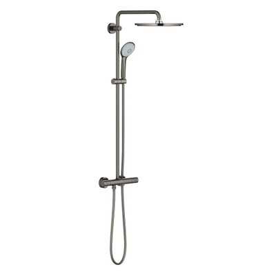 Grohe Euphoria System 310 opbouw regendoucheset – thermostatisch – Ø31 cm hoofddouche – glijstang 88 cm – antraciet glans