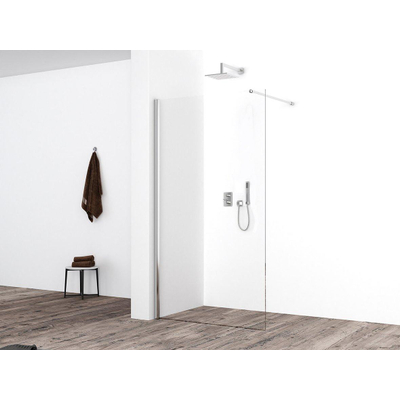 Xellanz Eco inloopdouche 1000 x 2200 x 8 mm nano helder glas/chroom