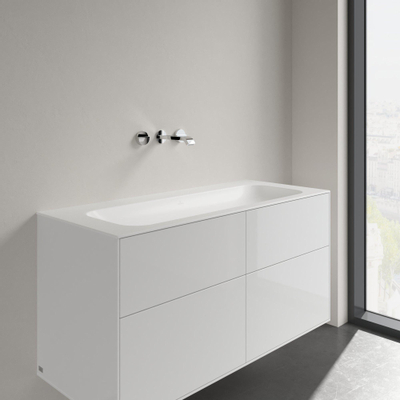 Villeroy & boch Finion Lavabo pour meuble 120x50cm sans trou de robinet ni trop-plein Ceramic+ stone white