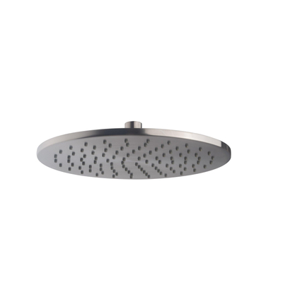 Wiesbaden Unimatch Hoofddouche rond - 25x0.8cm - PVD - geborsteld staal (RVS)