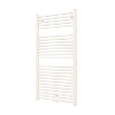 Plieger Palmyra designradiator horizontaal middenaansluiting 1175x600mm 681W mat wit