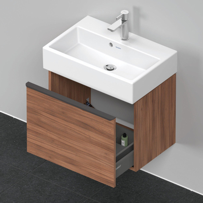 Duravit D-neo Meuble sous vasque 58.4x37.2x44cm 1 tiroir Noyer mat