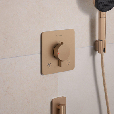 Hansgrohe Ecostat comfort q Inbouw - thermostaat - 2 functies - brons