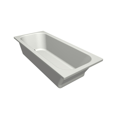 Xenz Aruba Ligbad - 190x80x48 - afvoer Midden - acryl - wit mat