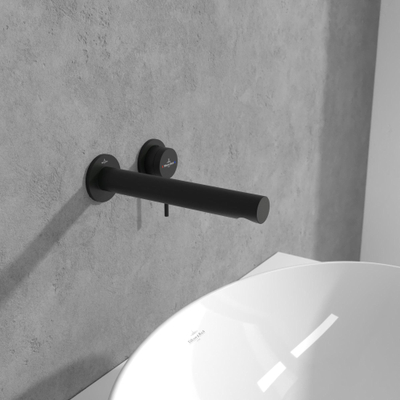 Villeroy & Boch Loop & Friends ensemble de robinet à une poignée - noir mat