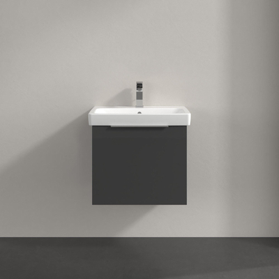 Villeroy & Boch Architectura Wastafelonderkast - 42x55cm - 1 lade - grijs