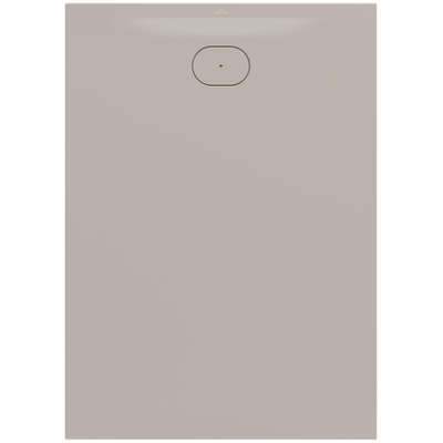 Villeroy & Boch Ecora douchebak - 140x100x3.5cm - afvoer korte zijde - almond (beige)