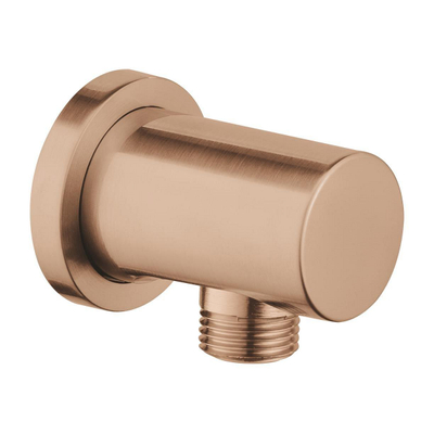 Grohe Rainshower Wandaansluitbocht - ronde rozet - brushed warm sunset (koper)
