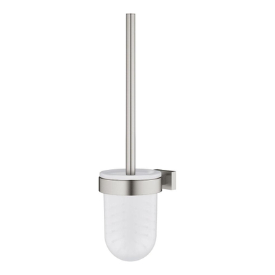 GROHE Essentials Cube Toiletborstelhouder - wandmontage - open - supersteel