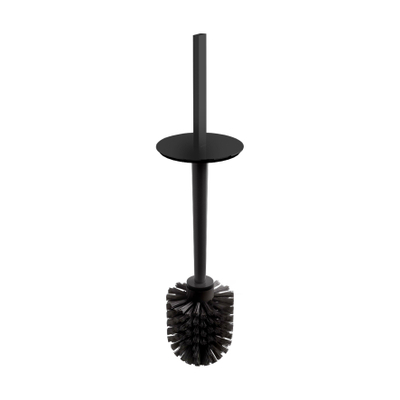 Clou Flat brosse de WC de rechange avec poignée noire