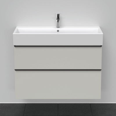 Duravit D-neo Meuble sous vasque 98.4x44.2x62.5cm 2 tiroirs Gris béton mat