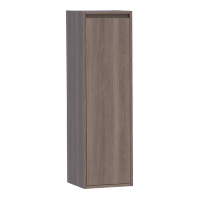 Saniclass Nexxt Badkamerkast - 120x35x35cm - 1 greep - loze linksdraaiende deur - MFC - legno viola