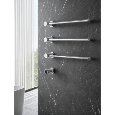 FugaFlow Eccelente Caloro Radiateur électrique pour serviettes - 52x54x13cm - 30 watts - chrome