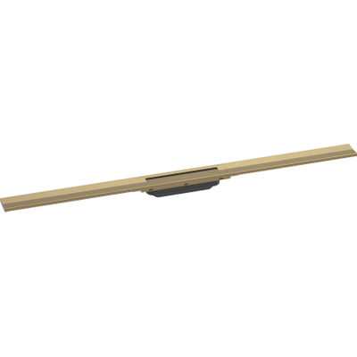 Hansgrohe RainDrain Flex Caniveau de douche - 100cm - raccourcissable - brushed bronze