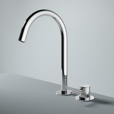 Hotbath Buddy Wastafelmengkraan - 2 gats - hoog model - hoogglans chroom