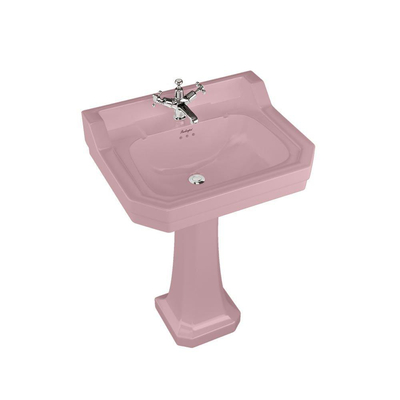Burlington Bespoke Wastafel - 62cm - keramiek - Confetti Pink (roze)