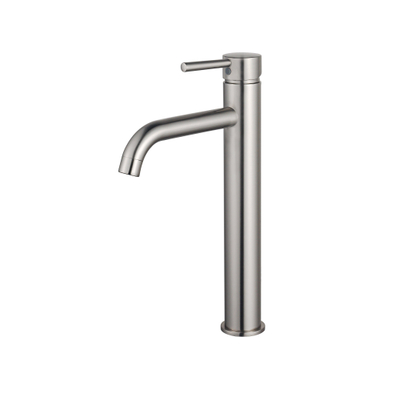 Fortifura Calvi Wastafelkraan - 33.9cm - verhoogd - opbouw - PVD - geborsteld RVS
