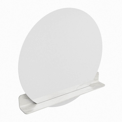 Mondiaz SPOT Miroir de salle de bain - rond 90cm - plan de miroir - couleur Ostra