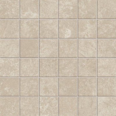 Terravito Solido mozaïektegel - 29.6x29.6cm - 8mm - gerectificeerd - Natuursteen look - Grijs