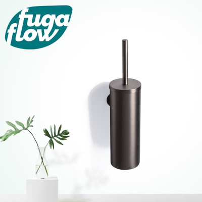 FugaFlow Efficiente Acces brosse WC avec support rond inox