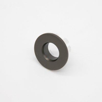 Fortifura Calvi Luxe Overloopring - 3cm - geschikt - voor wastafels - PVD - geborsteld gunmetal (antraciet)