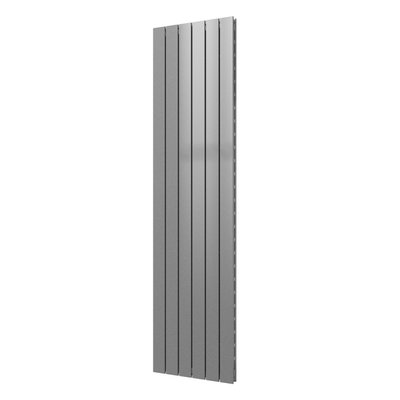 Plieger Cavallino Retto designradiator verticaal dubbel middenaansluiting 1800x450mm 1162W zilver metallic