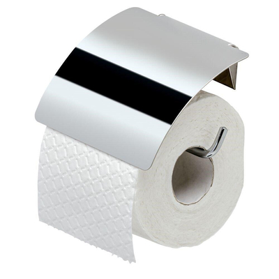 Geesa Hotel Toiletrolhouder met klep Chroom OUTLETSTORE