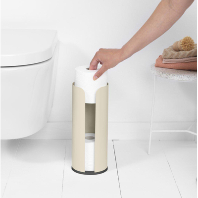 Brabantia ReNew Reserverolhouder - 3 rollen - soft beige