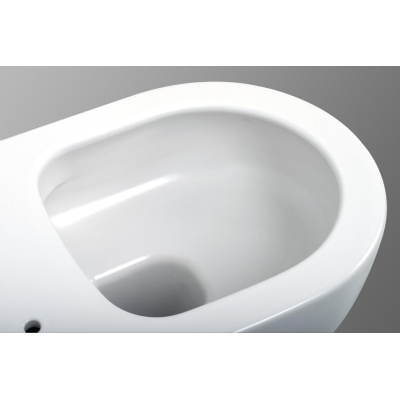 Plieger Kansas hangtoilet – Rimless – diepte 54,5 cm – met softclose zitting – mat wit