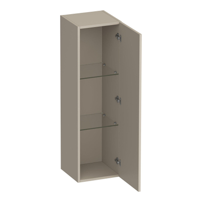 BRAUER Trust badkamerkast - 120x35x35cm - excl. opbouwgreep met 1 deur links- of rechtsdraaiend mat beige