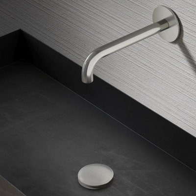 Hotbath Archie bec de robinet longueur sortie 18 cm inox