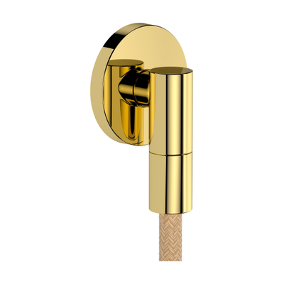 Hansgrohe FixFit Fine wandaansluitbocht - polished gold optic (goud)