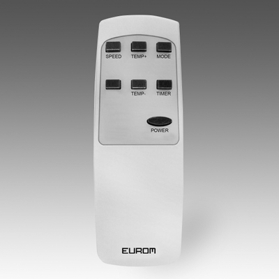 Eurom PAC Climatiseur mobile avec télécommande 29x33x69cm 7000BTU 40-60m3 Blanc