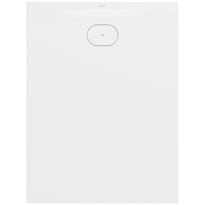 Villeroy & Boch Ecora douchebak - 120x90x3.5cm - afvoer korte zijde - stone white (wit)